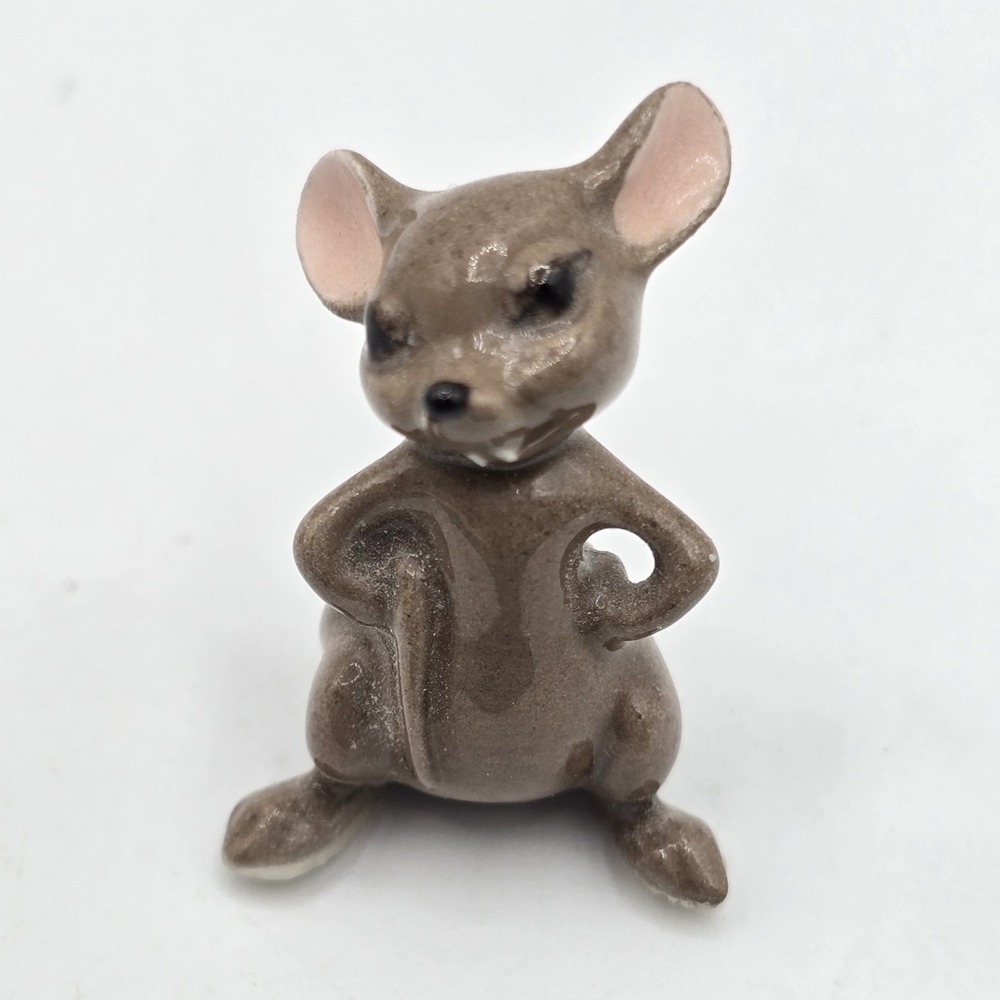 VTG Hagen Renaker Miniature Big Brother Mouse A-295‎ Ceramic Porcelain Figurine